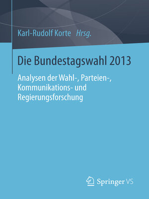 cover image of Die Bundestagswahl 2013